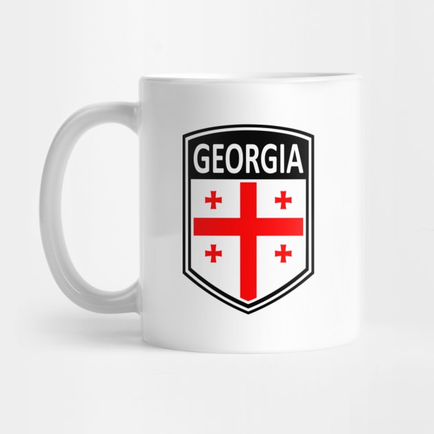 Flag Shield - Georgia by Taylor'd Designs